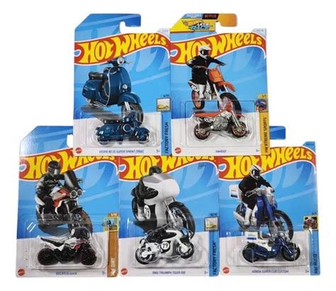 Hot Wheels Coleccion De Motos incluye 5 Envío gratis