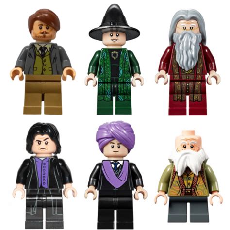 Pack Of 6 LEGO Harry Potter Professors The Minifig Club