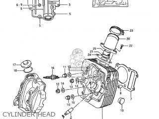 Suzuki LT-F250 QUAD RUNNER 1989 (K) USA (E03) QUADRUNNER QUAD-RUNNER ...