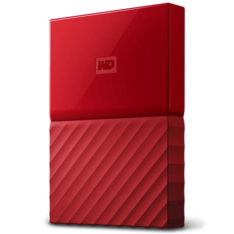 External HDD 4TB WESTERN DIGITAL My Passport WDBPKJ0040BRD-WESN red ...