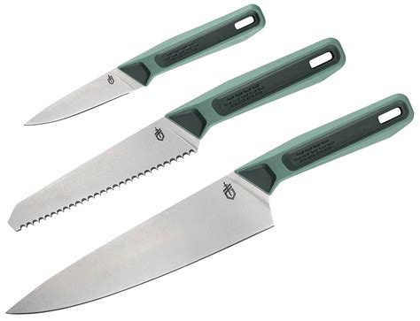 Gerber Compleat 3 Piece Knife Set Baltic Haze Polypropylene Handles