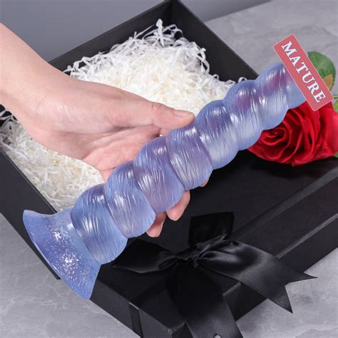 Transparent Anal Beads Long Jelly Anal Dildo Anus Dilator Spiral Butt Plugs Anal Sex Toys For