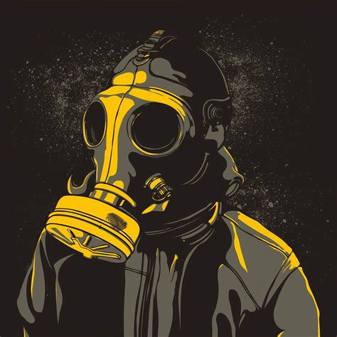 X Gas Mask Guy Ipad Pro Retina Display Hd K Wallpapers Images