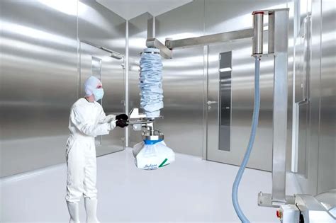Hygienic Handling Systems At Achema Vacuum Lifter Designed For