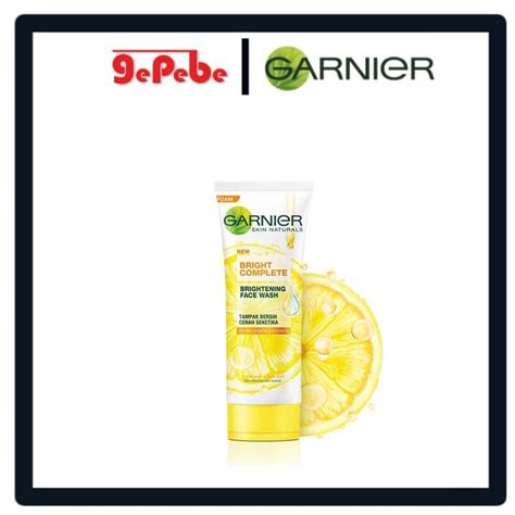 Jual Garnier Bright Complete Brightening Face Wash 100ml Shopee Indonesia