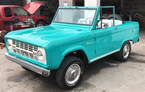 1966 Teal Ford Bronco Restoration - Mike's Quality Bodyworks