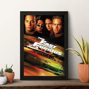 The Fast and the Furious Movie Poster High Quality Print Photo Wall Art ...