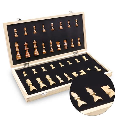 Buy Magnetic Chess Set Folding Wooden Chess Set Board Game For