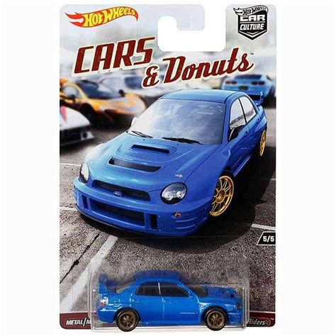Xe mô hình bánh cao su Hot Wheels CAR CULTURE Cars Donuts Subaru Impreza WRX Shopee