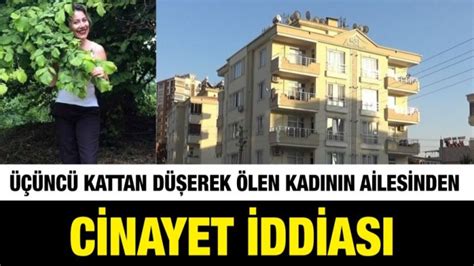 Üçüncü Kattan Düşerek ölen Kadının Ailesinden Cinayet Iddiası