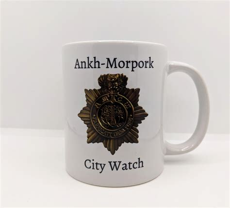 City Watch Mug Ankh Morpork Discworld Etsy