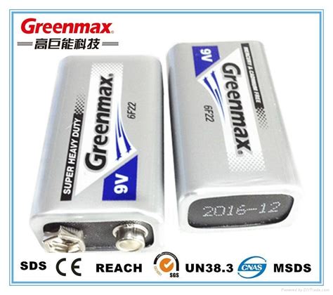 Super Heavy Duty battery 6F22 9V - Greenmax (China Manufacturer ...