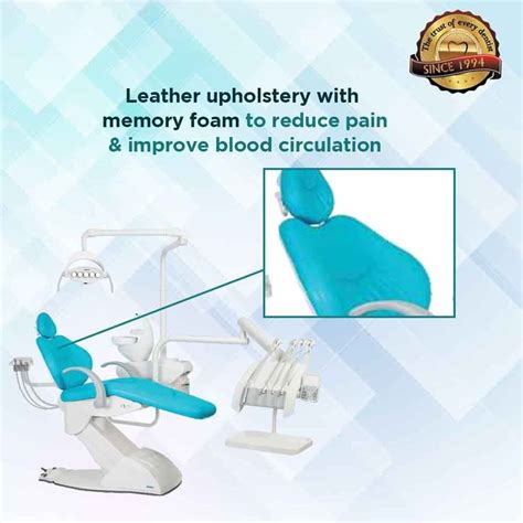 Plastic Manual Gnatus S H Dental Chair With Overhead Delivery Unit