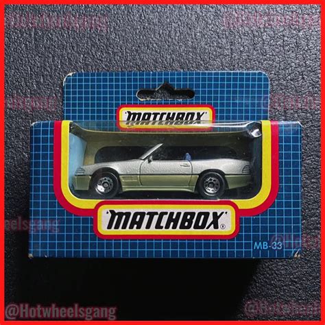 Matchbox Mercedes Benz 500sl 1990 Produced First Casting In Matchbox