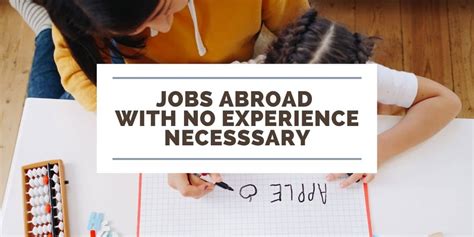 12 Awesome Job Opportunities Abroad Without Experience Needed Wander