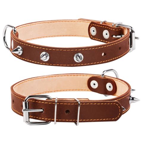 Ошейник для собак Collar двойной с шипами (ширина 25 мм, длина 38-50 см ...
