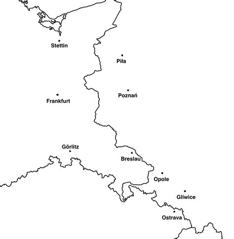 Alternative Post Ww2 Germany Poland Border Rimaginarymaps