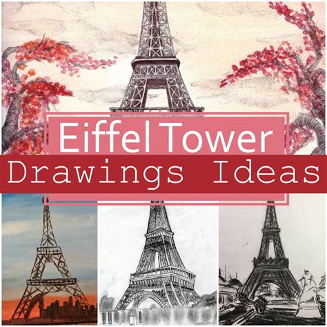 eiffel tower drawings ideas  tourists diys craftsy