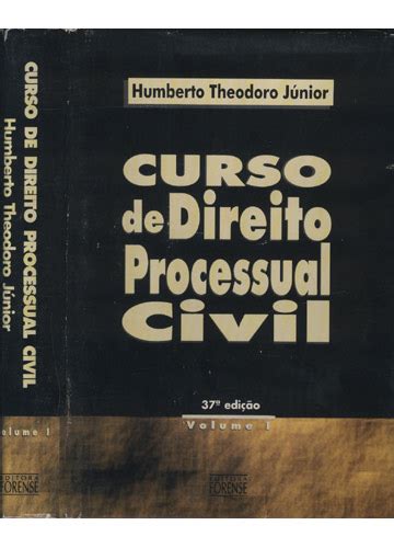 Sebo Do Messias Livro Curso De Direito Processual Civil Volume I