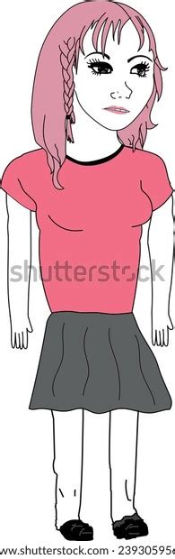 Vector Illustration Doomer Girl Meme Character Stock Vector (Royalty Free) 2393059567 | Shutterstock