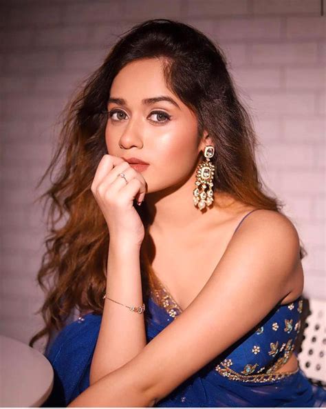 Jannat Zubair Stuns In Royal Blue Embroidered Lehenga Set Worth Rs 32k