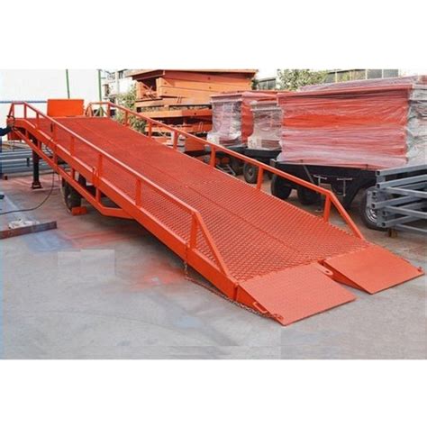 Mild Steel Mobile Dock Ramp Size Capacity 6 To 30 Ton At Rs 350000 In