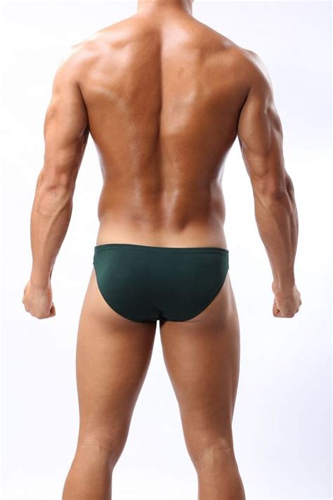 Us Stock Colors Men S Bikini Briefs Underwear Sexy Modal Thongs Brave Person Ebay