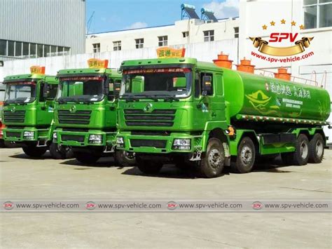 3 Units Of Shacman 25000 Litres Sludge Dump Trucks Were Ready For Delivery