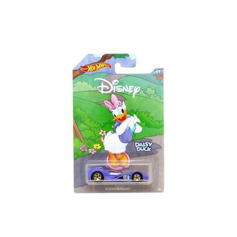 Vehicule Disney Daisy Scoopa Di Fuego Hot Wheels Collection Mickey 90eme Anniversaire