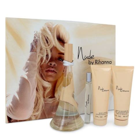 Rihanna Nude Pcs Set ML EDP Spray ML BODY LOTION ML SHOWER GEL ML EDP SPRAY