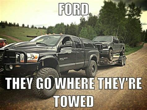 Ford B Towed Ford Jokes Truck Memes Ford Humor