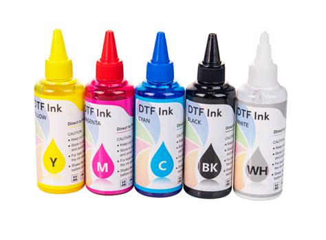 Чернила DTF - комплект (CMYK+WW) - купить по лучшей цене в Астане от ...