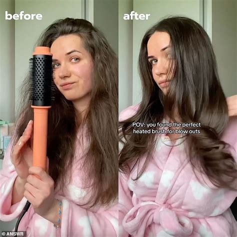 Women Rave About Hot Brush Styler Claiming It S Better And Cheaper Than The Dyson Airwrap And