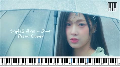triples aria door piano cover youtube