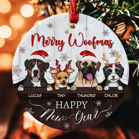 Dog Ornaments Personalized Dog Breed Ornaments Personalized
