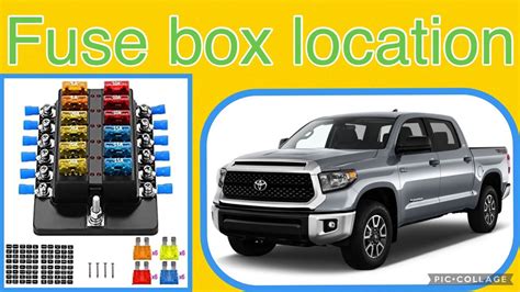 The Fuse Box Location On A 2007 2021 Toyota Tundra Youtube