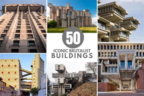 Brutalist Architecture and its 50 iconic heroes