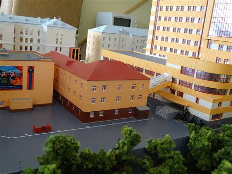 Макет Академии МЧС России от макетной мастерской в Москве | «Макет-Проф»