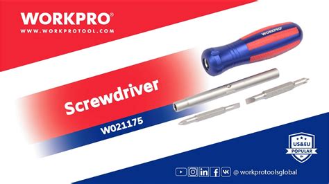 WORKPRO Screwdriver | Cordless Screwdriver Set - YouTube