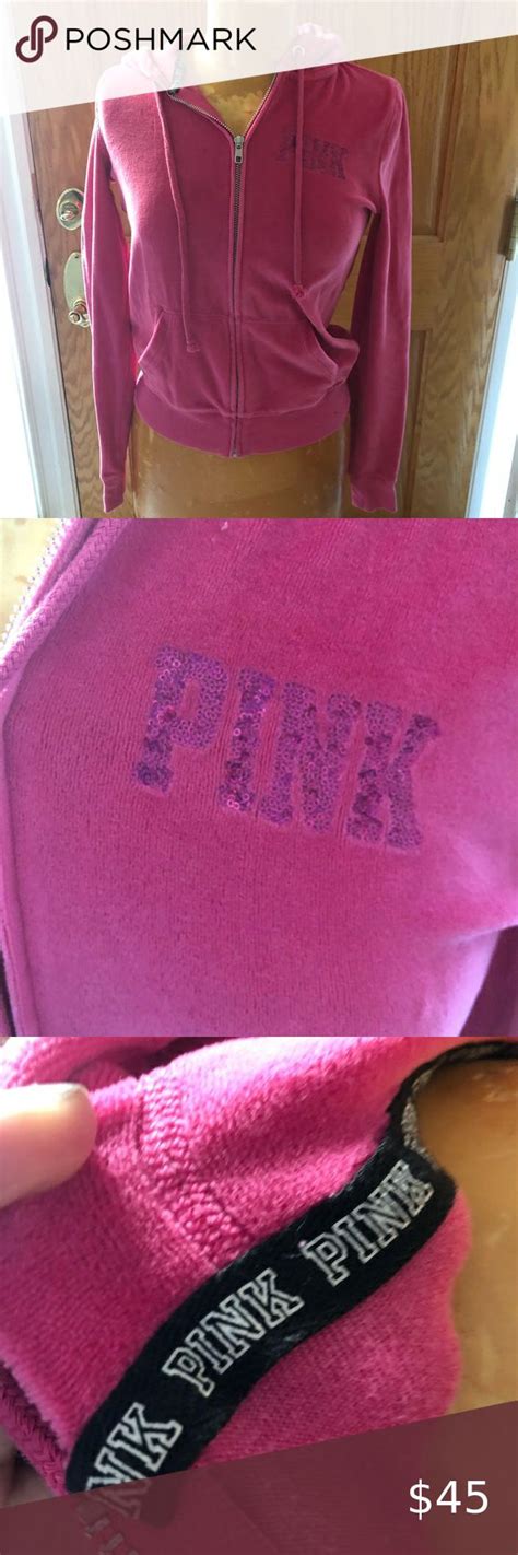 Juicy Couture Pink Hot Pink Velour Zip Jacket Xs Tp Juicy Couture Pink Juicy Couture Vintage