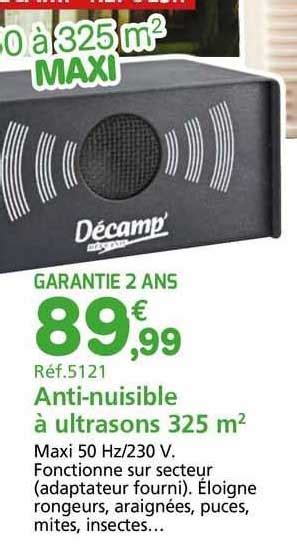 Promo Anti Nuisible Ultrason M Chez Provence Outillage