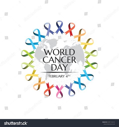 World Cancer Day Icon Logo Vector Stock Vector (Royalty Free ...