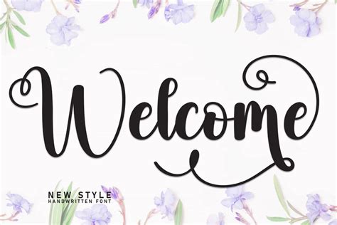 Welcome Regular Premium Font
