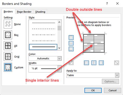 Last-Row Border Formatting (Microsoft Word)