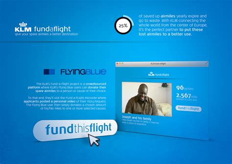 klm fund  flight  behance