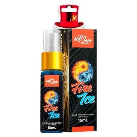 Fire Ice Leo Para Massagem Em Spray Ml Soft Love Litoral Sex Shop