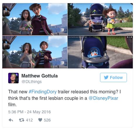 La Prima Coppia Lesbo Della Disney In Finding Dory Gay It