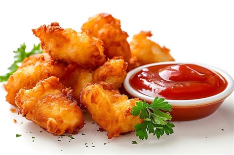 Premium Photo | Golden Perfection Bite Sized Crispy Pieces