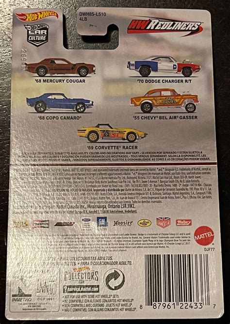 Hot Wheels Car Culture HW Redliners Copo Camaro Real Riders EBay