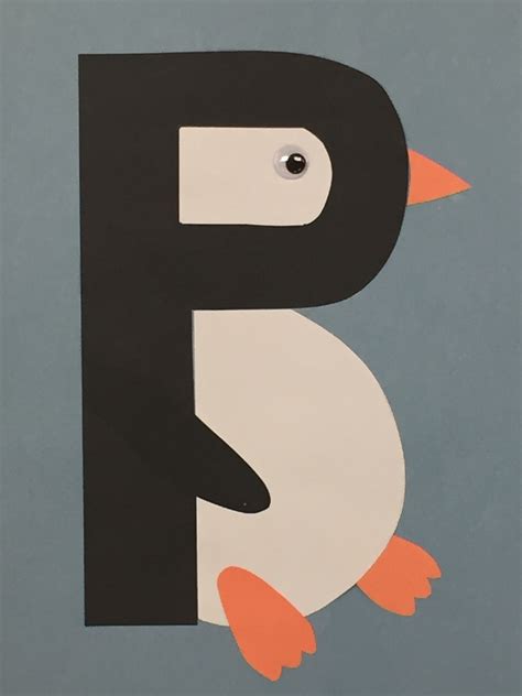 P Is For Penguin Craft V Ling Spaceships Waldo Harvey